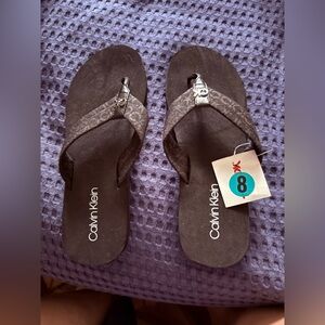 NWT Calvin Klein Women's Black Sandals